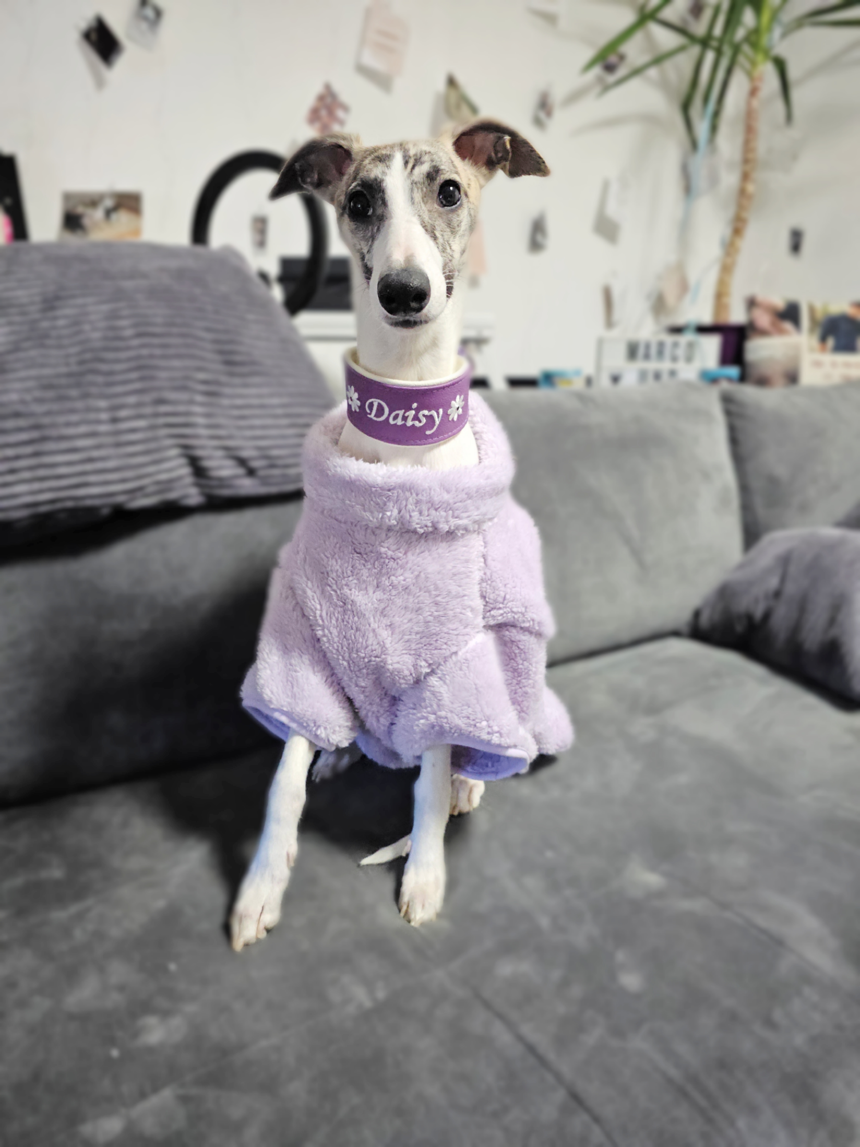 Besticktes Namensband