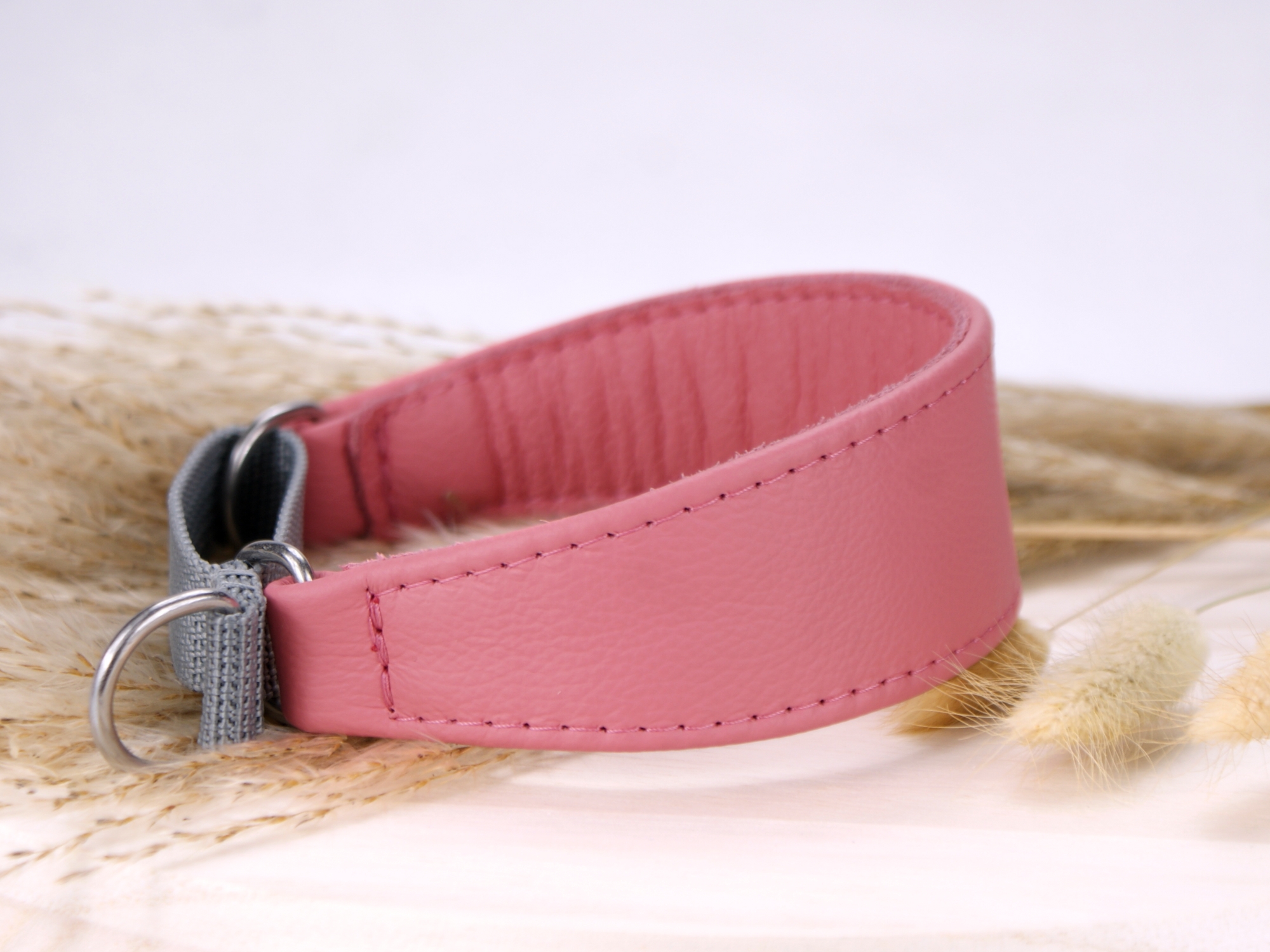 Zugstopp Basic in Hellpink, Edelstahlbeschläge