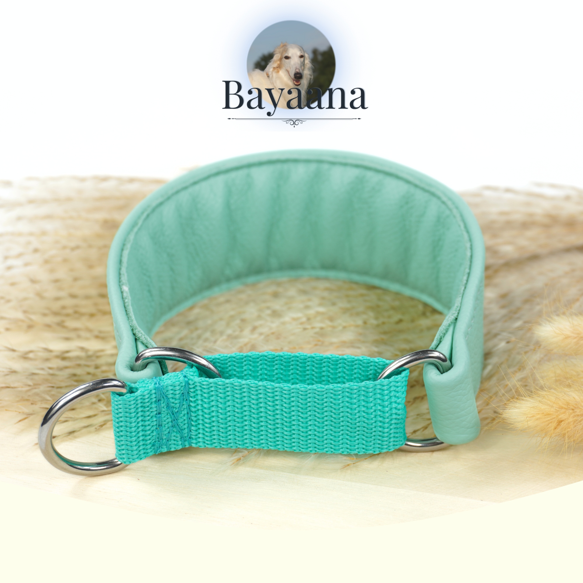 Zugstopp Basic in Mint, Edelstahlbeschläge, Zug: Mint