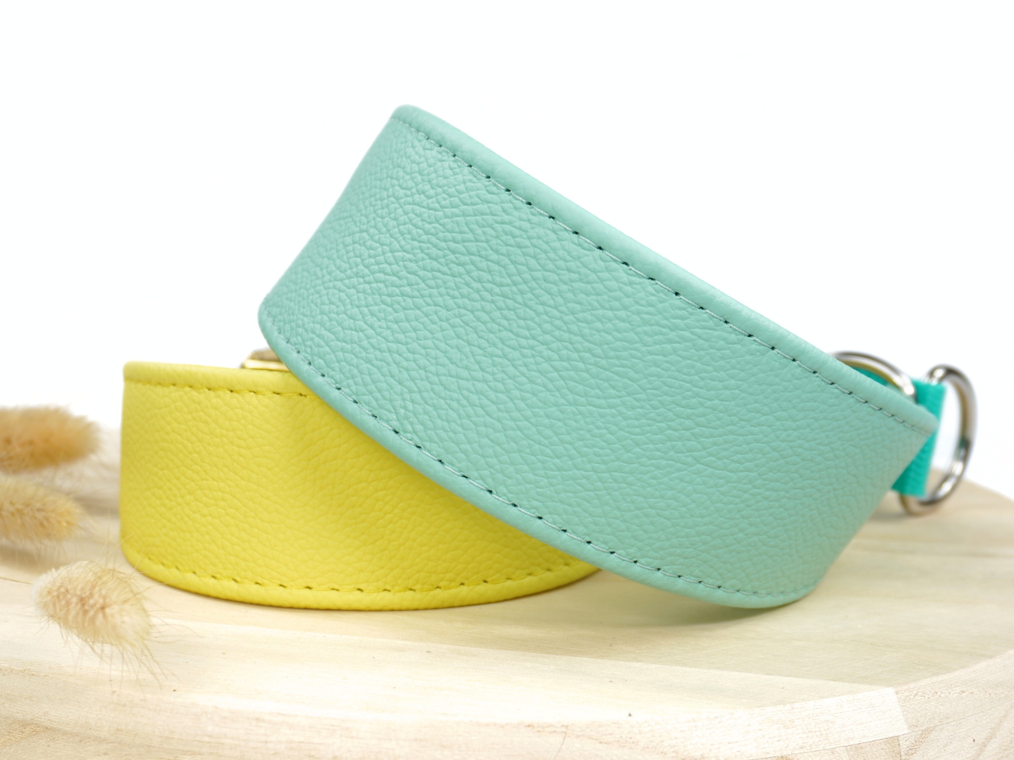 Zugstopp Basic in Gelb und Mint