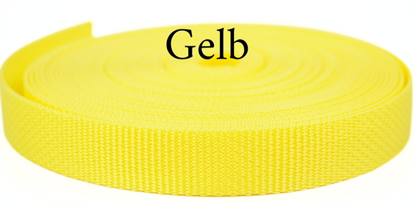 Gurtband Farbe Gelb