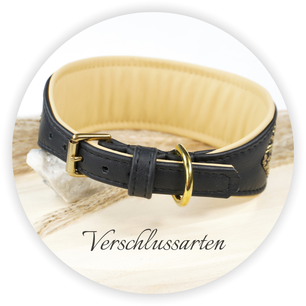 Verschlussarten der Windhundhalsbänder